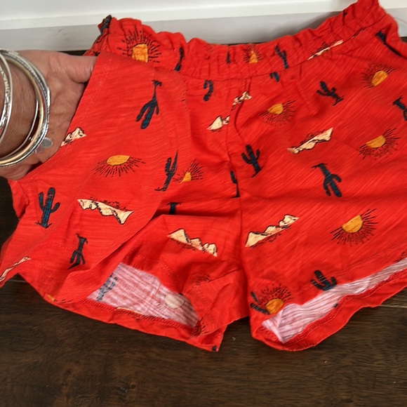Secret Treasures Orange Cacti and Sunshine Cotton Sleep Shorts - Picture 6 of 14